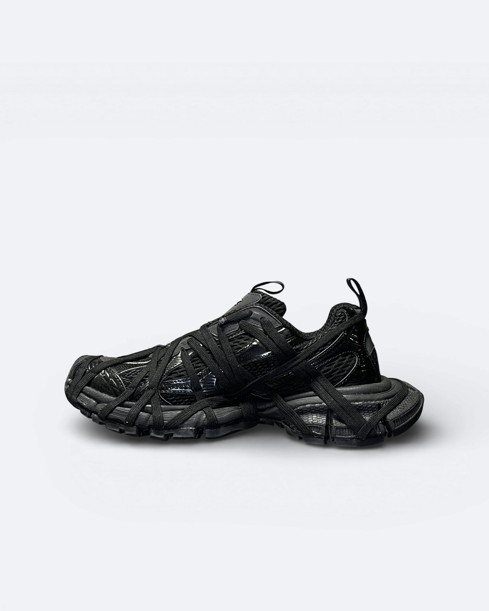 Balenciaga – tenisky 3XL Extreme Lace – černé