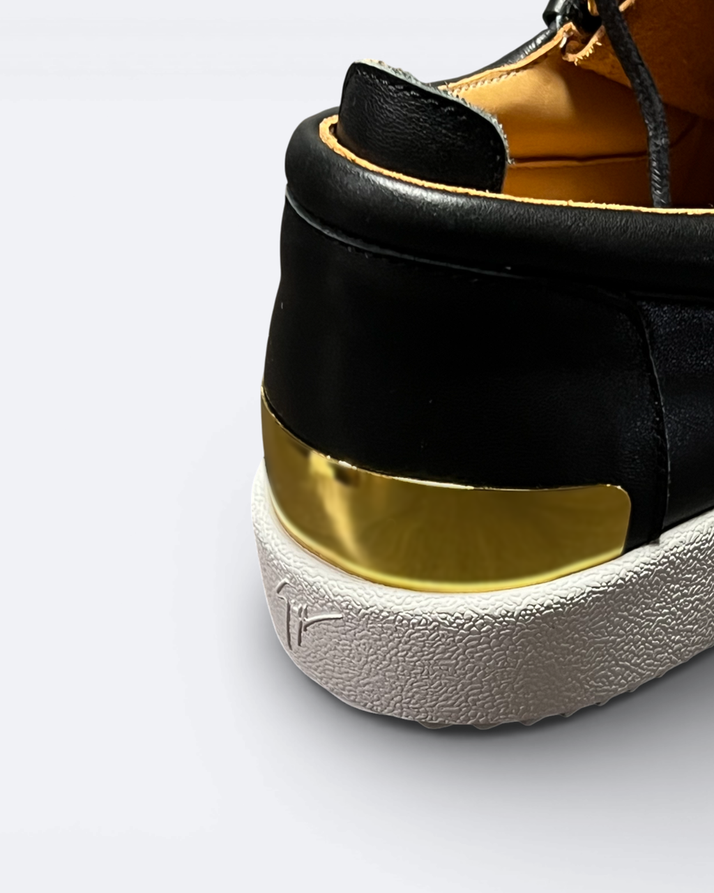 Giuseppe Zanotti - Zip Sneaker Low - černá/zlatá