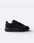 Alexander McQueen – Oversized tenisky – sametově černé