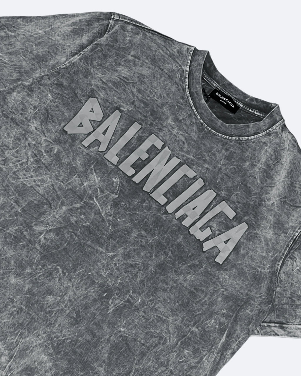 Balenciaga – Letní souprava s logem z pásky – Šedá