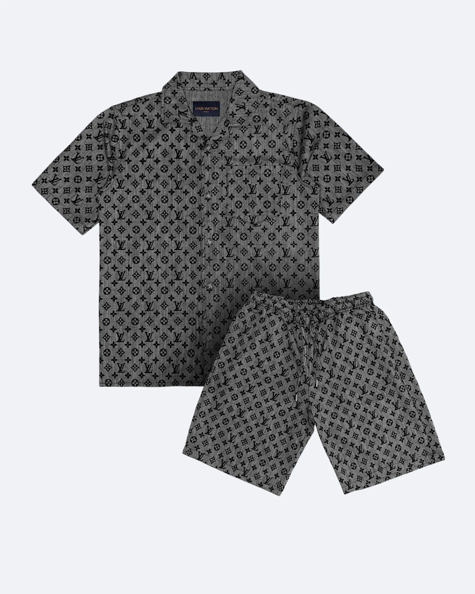 Louis Vuitton – Letní set LV Monogram Pattern – šedá