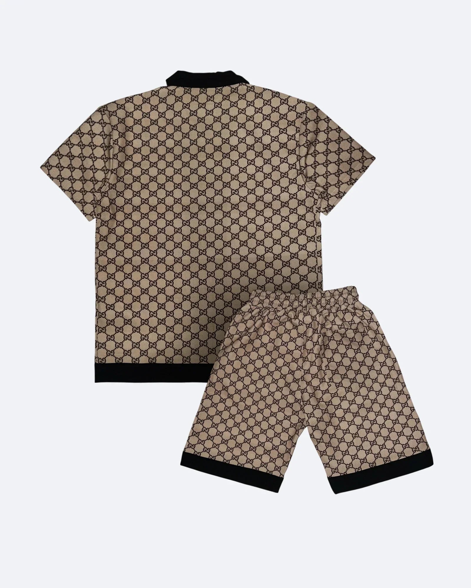 Gucci - Letní souprava se vzorem GG loga - béžová