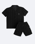 Louis Vuitton - LV Metal Logo Squared Summer Set - černý