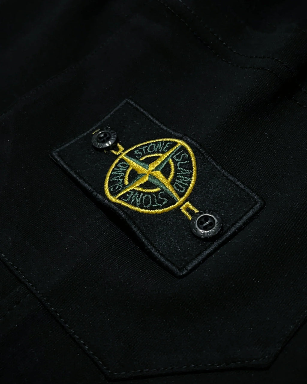 Stone Island - Vyšívaná nášivka Letní set - Černá
