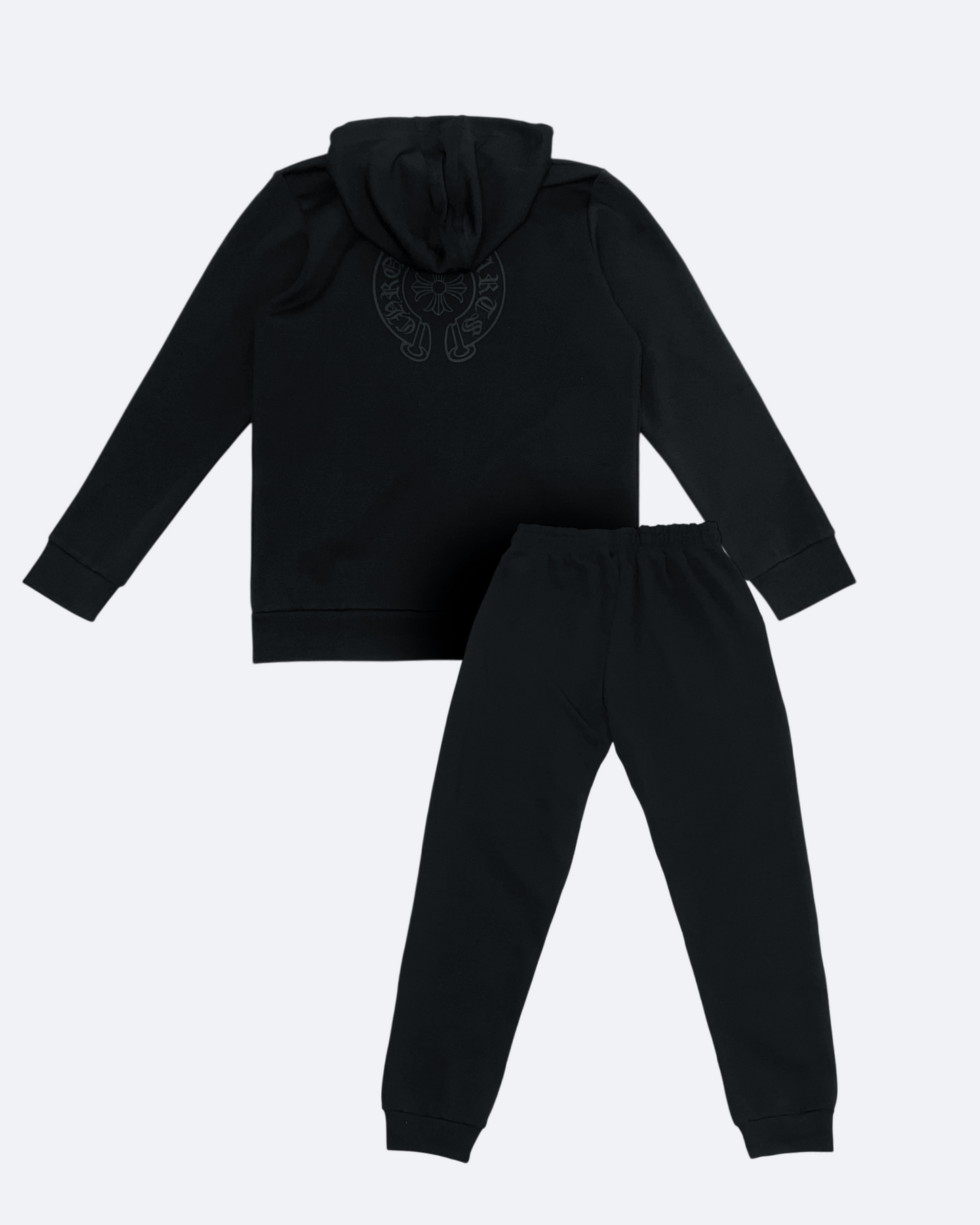 Chrome Hearts - Černá souprava na zip s logem - Černá