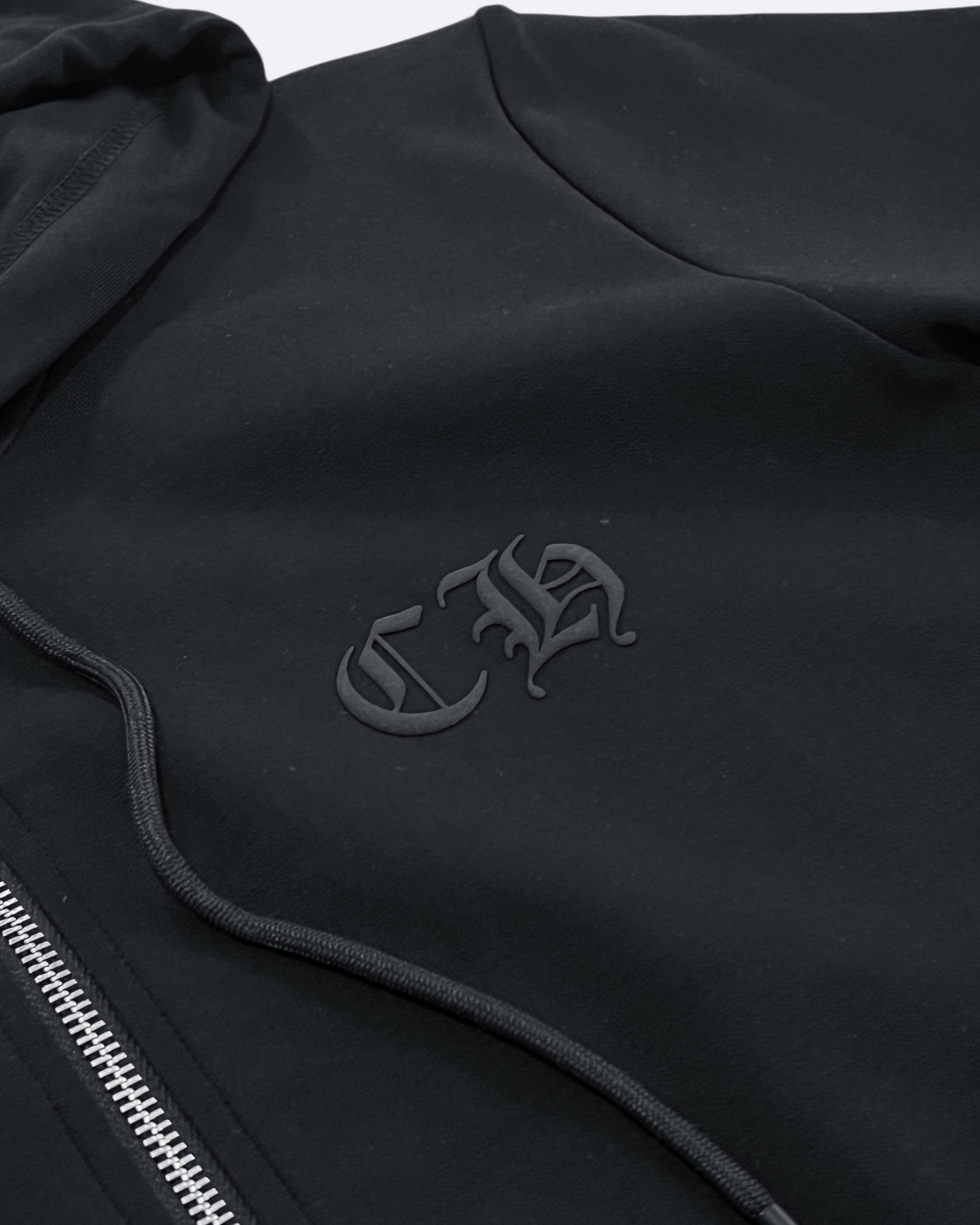 Chrome Hearts - Černá souprava na zip s logem - Černá