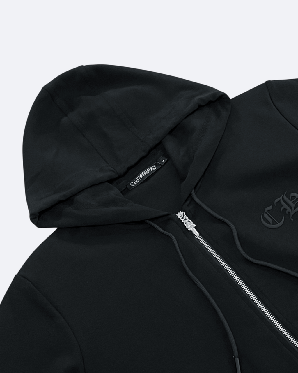 Chrome Hearts - Černá souprava na zip s logem - Černá