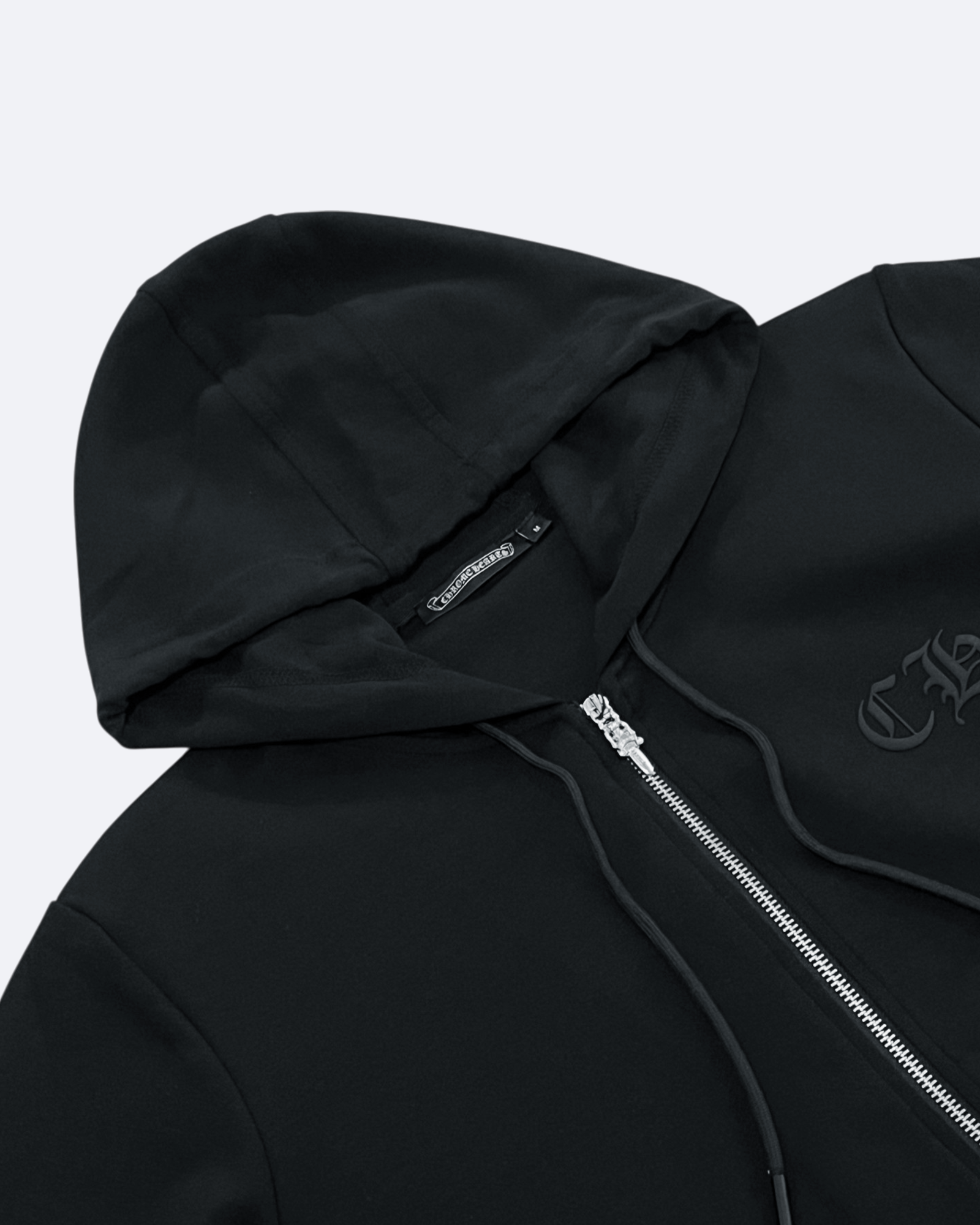 Chrome Hearts - Černá souprava na zip s logem - Černá