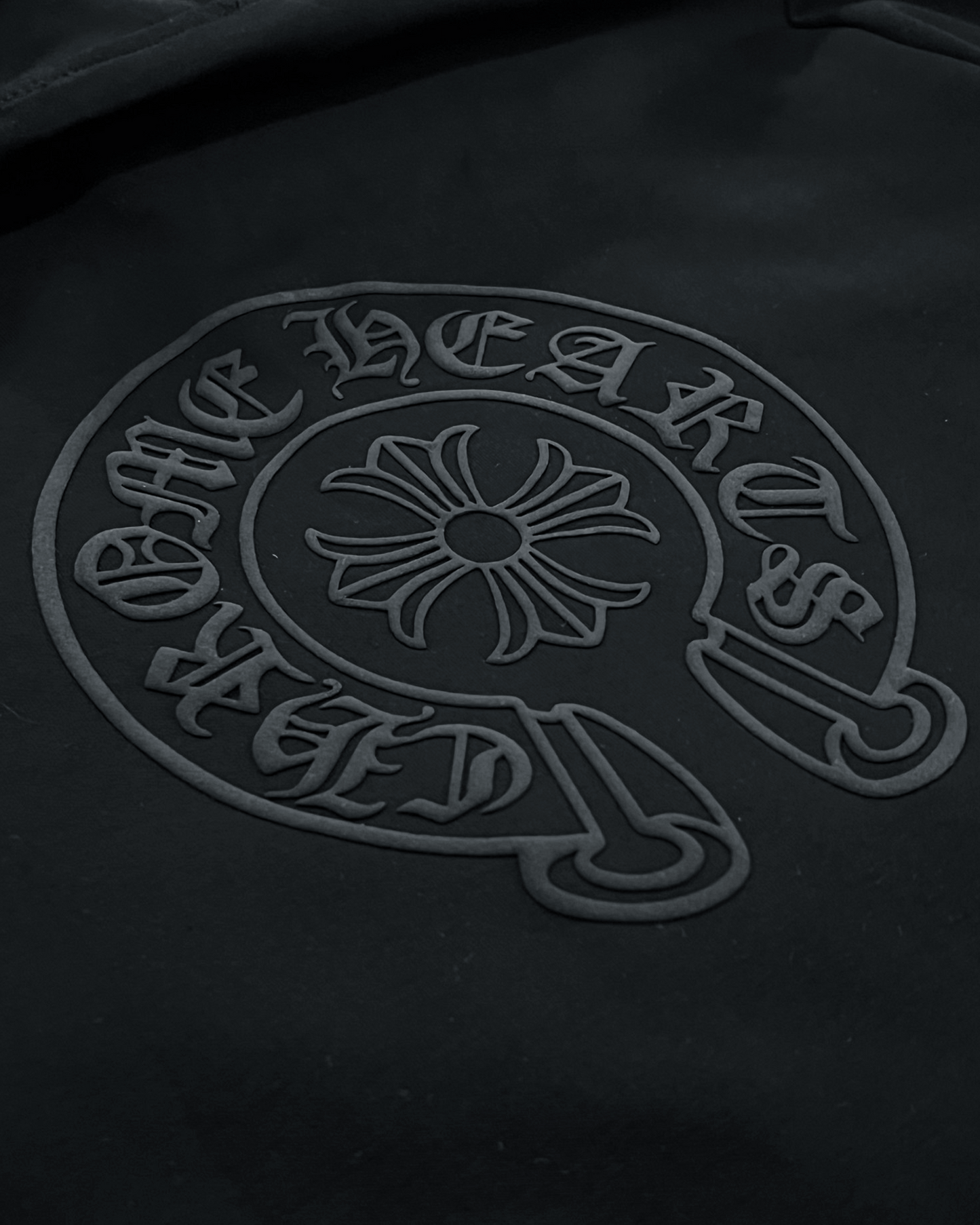 Chrome Hearts - Černá souprava na zip s logem - Černá