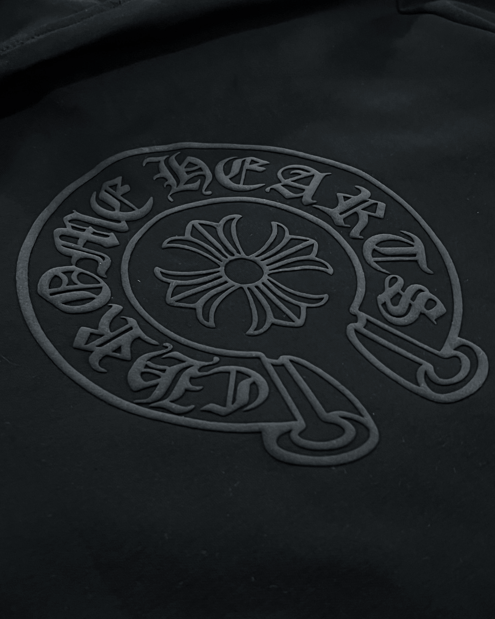 Chrome Hearts - Černá souprava na zip s logem - Černá