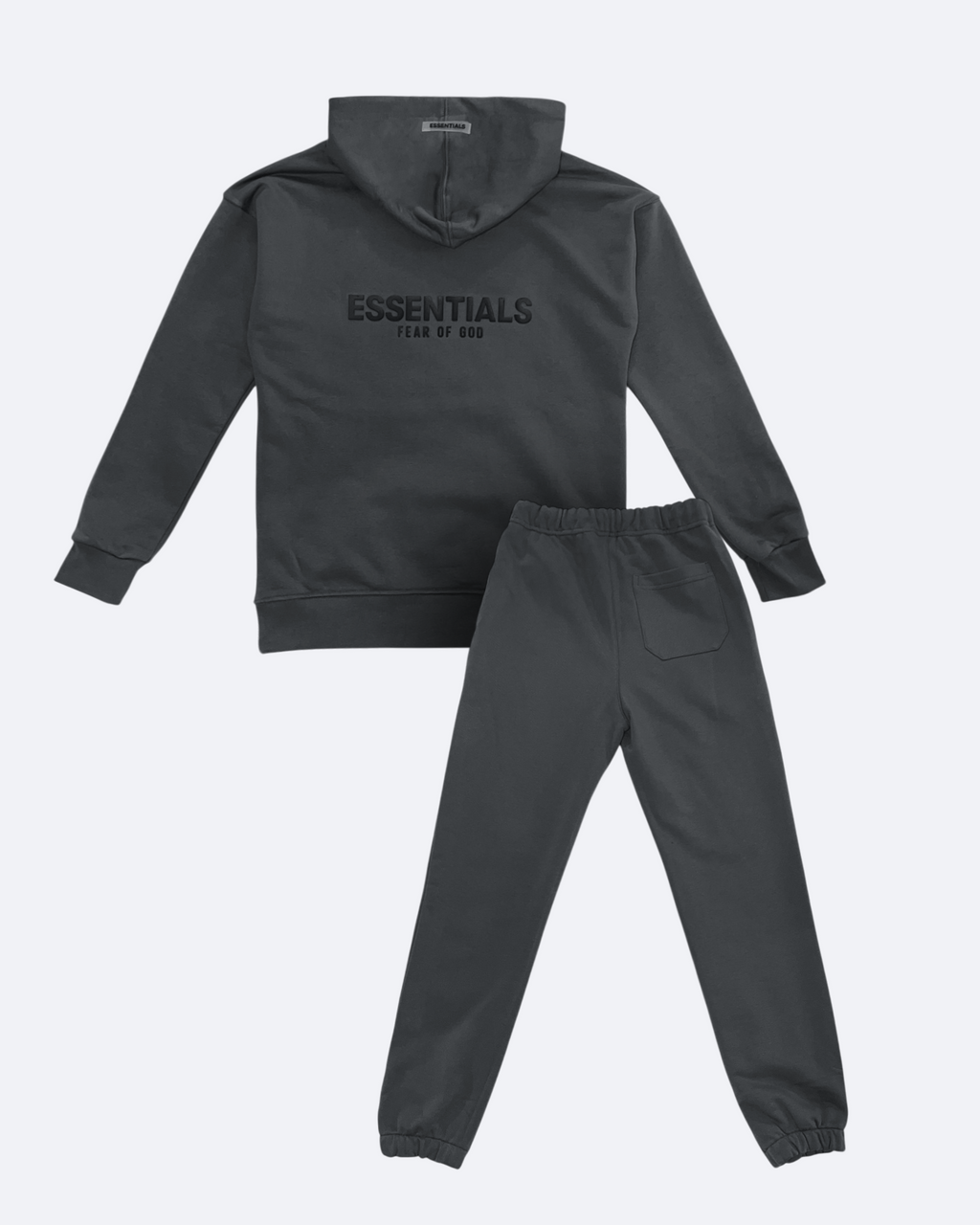 Fear of God - Essentials Rubber Logo Set - Šedá