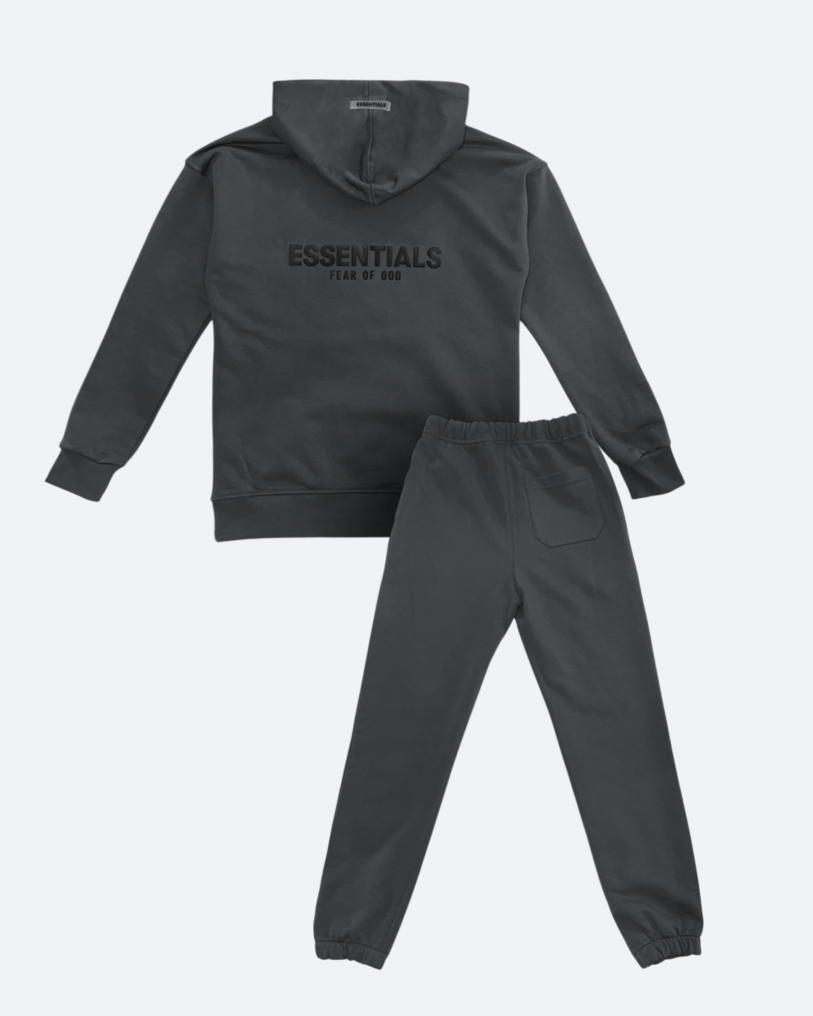 Fear of God - Essentials Rubber Logo Set - Šedá