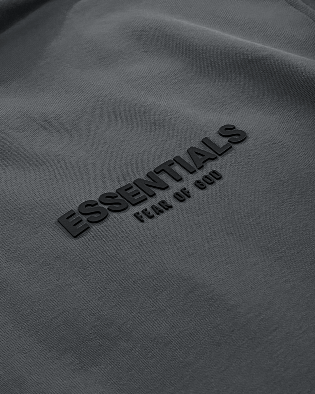 Fear of God - Essentials Rubber Logo Set - Šedá