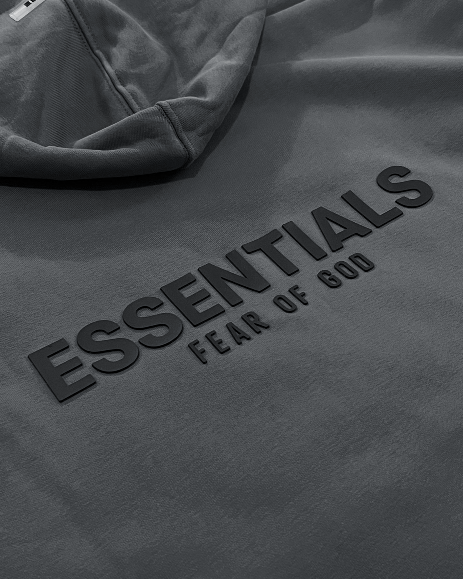Fear of God - Essentials Rubber Logo Set - Šedá