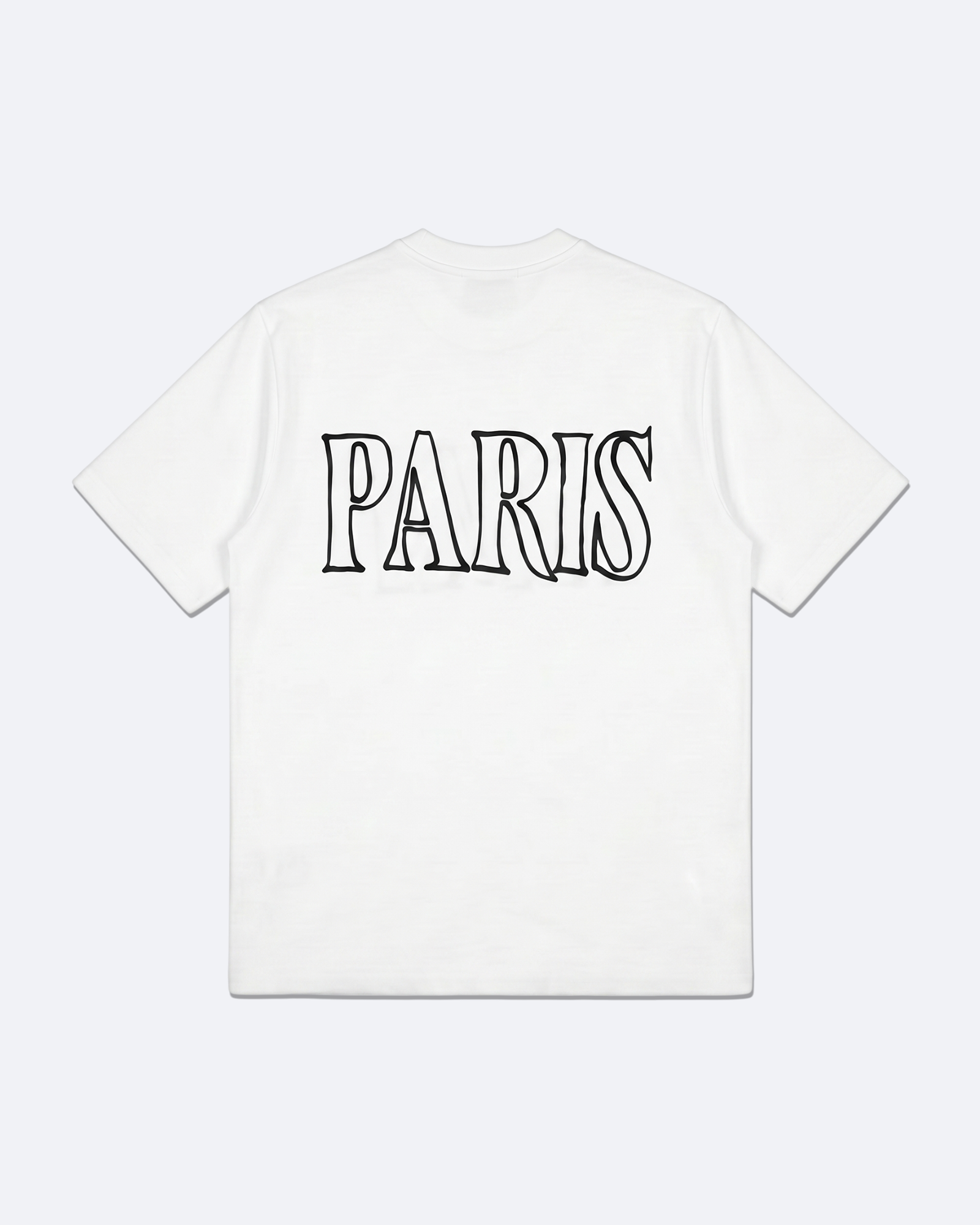 AMI - Outline Logotype T-Shirt - White