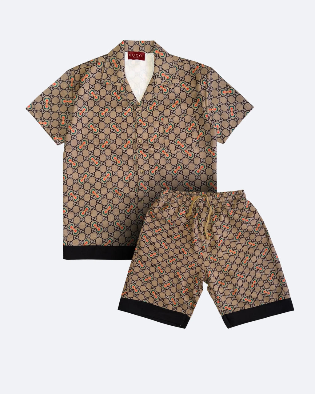 Gucci – vzor s řetězy GG – béžová