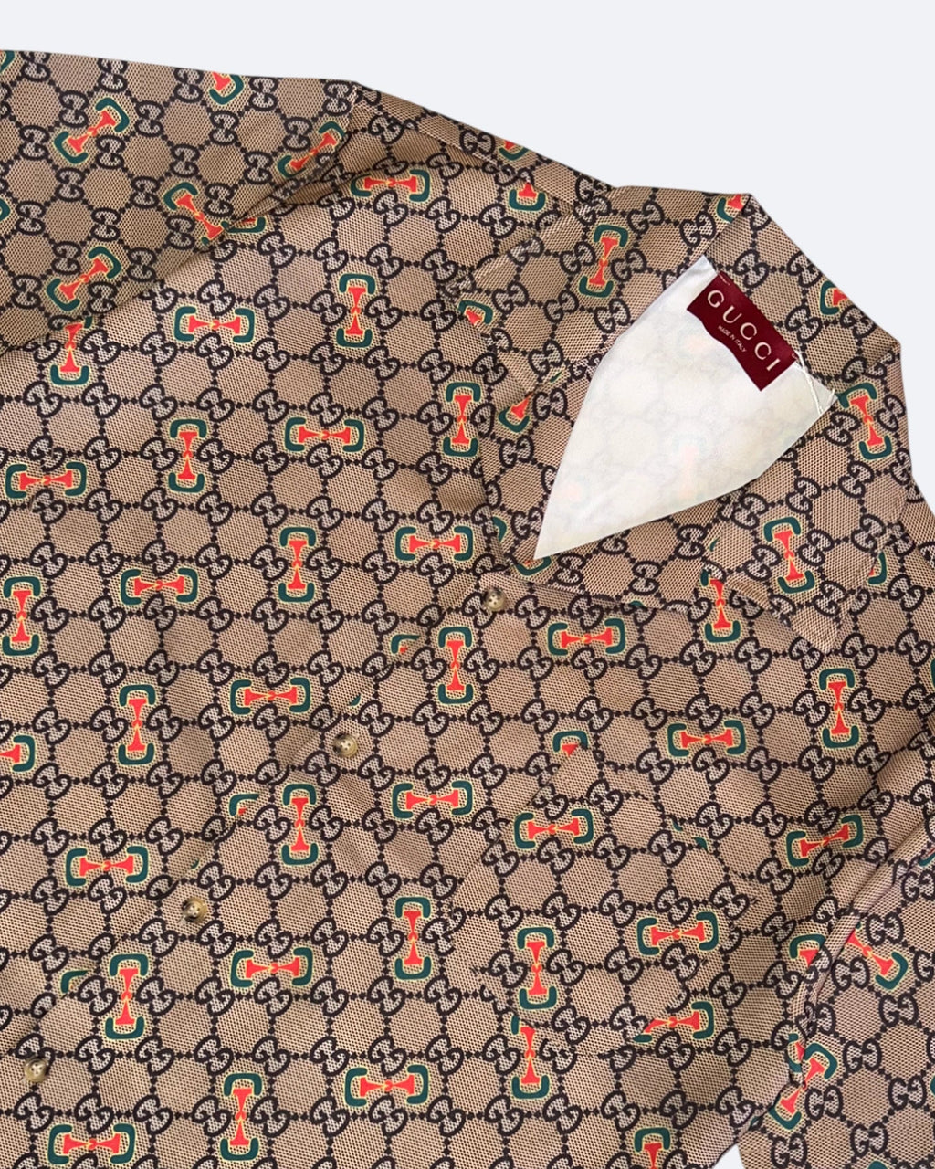 Gucci – vzor s řetězy GG – béžová