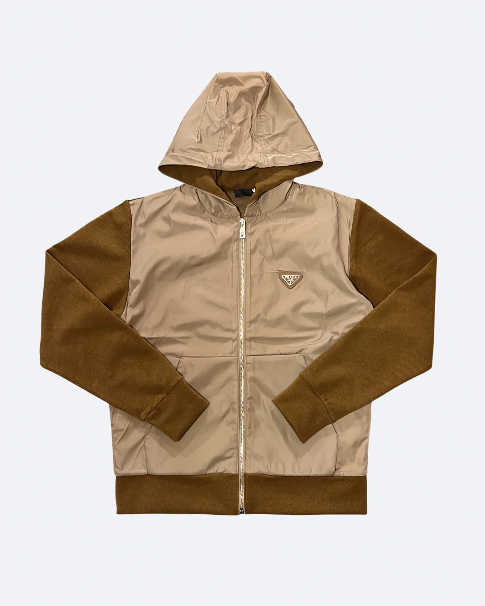 Prada - Bunda Urban Nomad - Hnědá/Béžová
