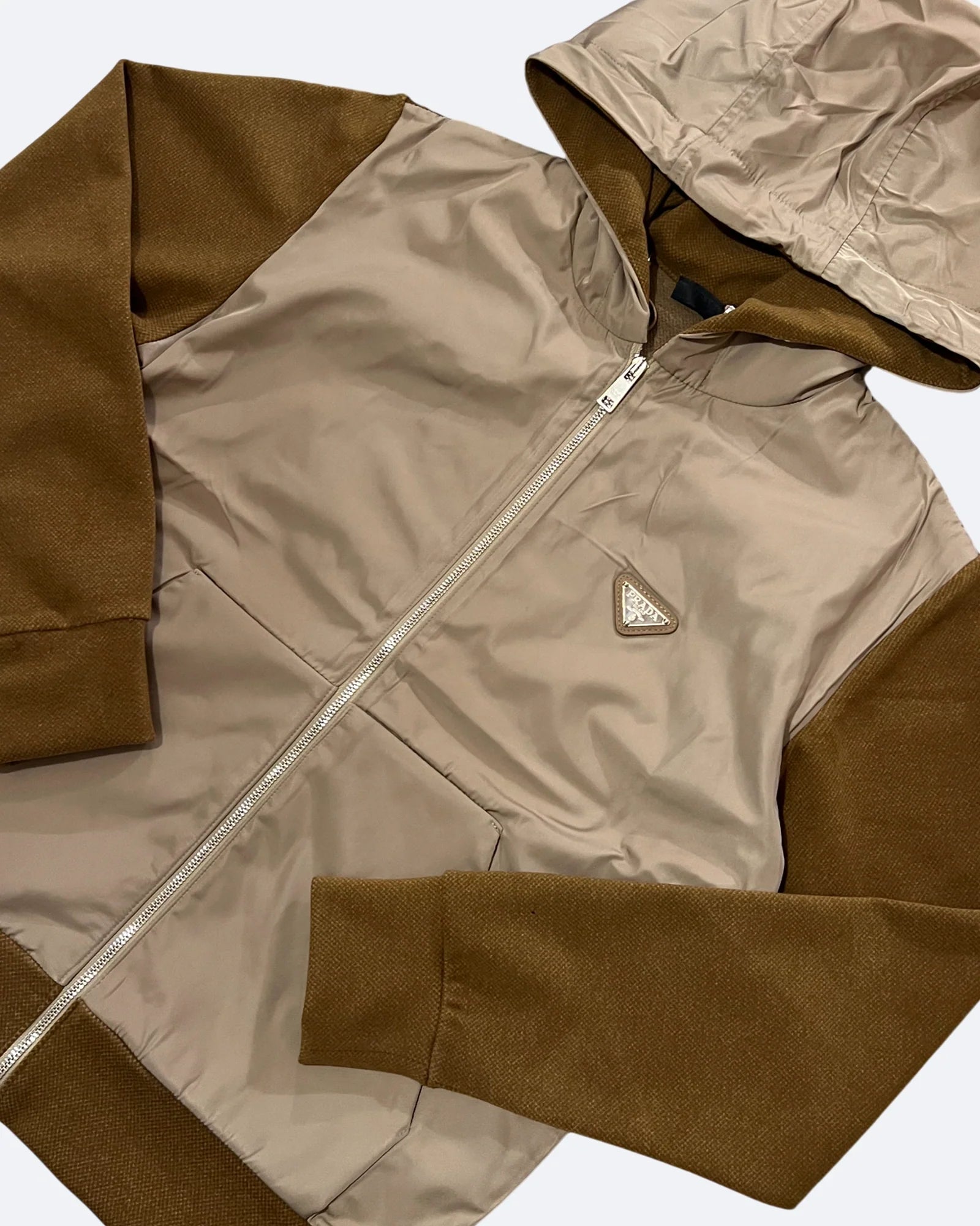 Prada - Bunda Urban Nomad - Hnědá/Béžová