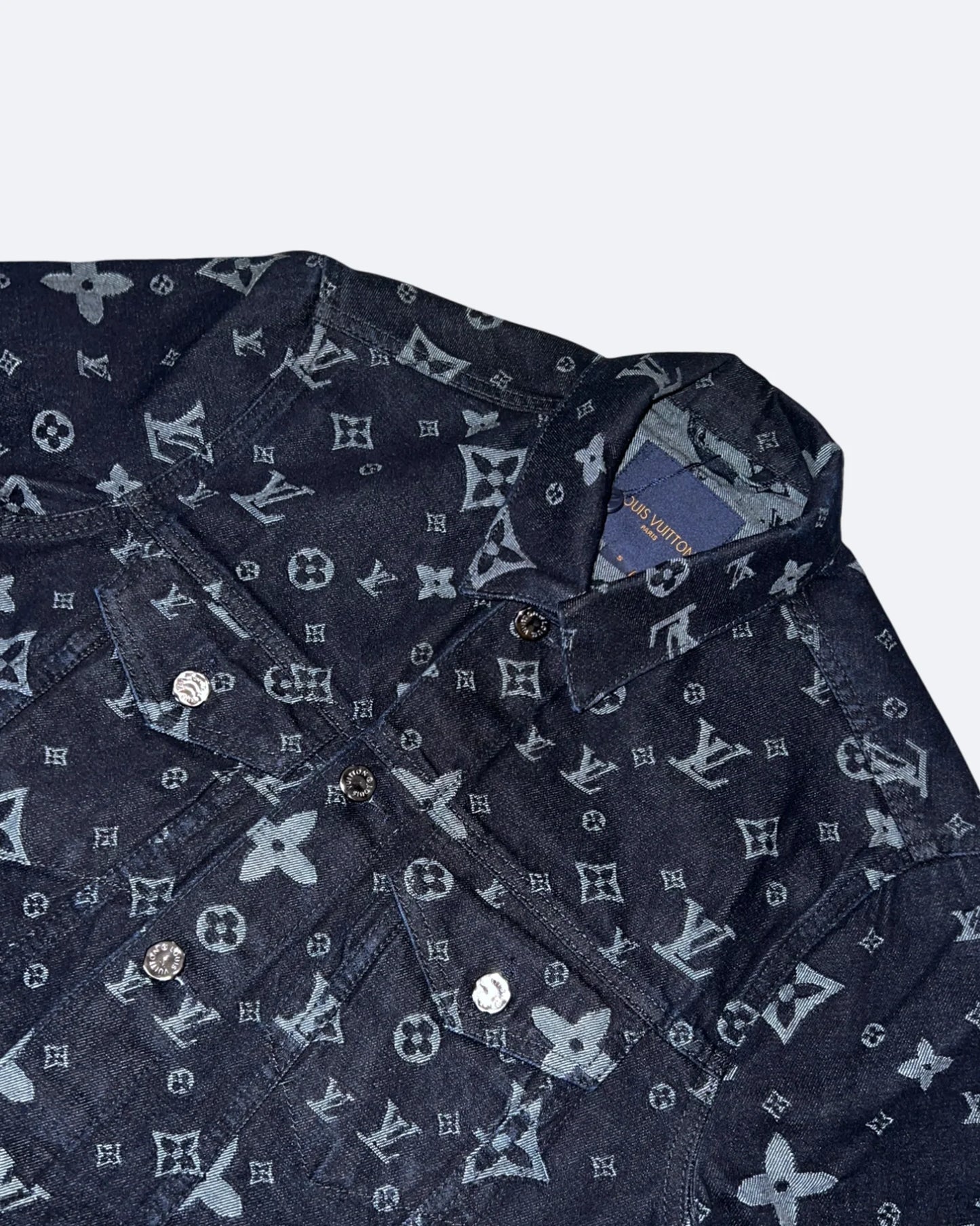 Louis Vuitton - LV Pattern Denim Jacket - Dark Blue