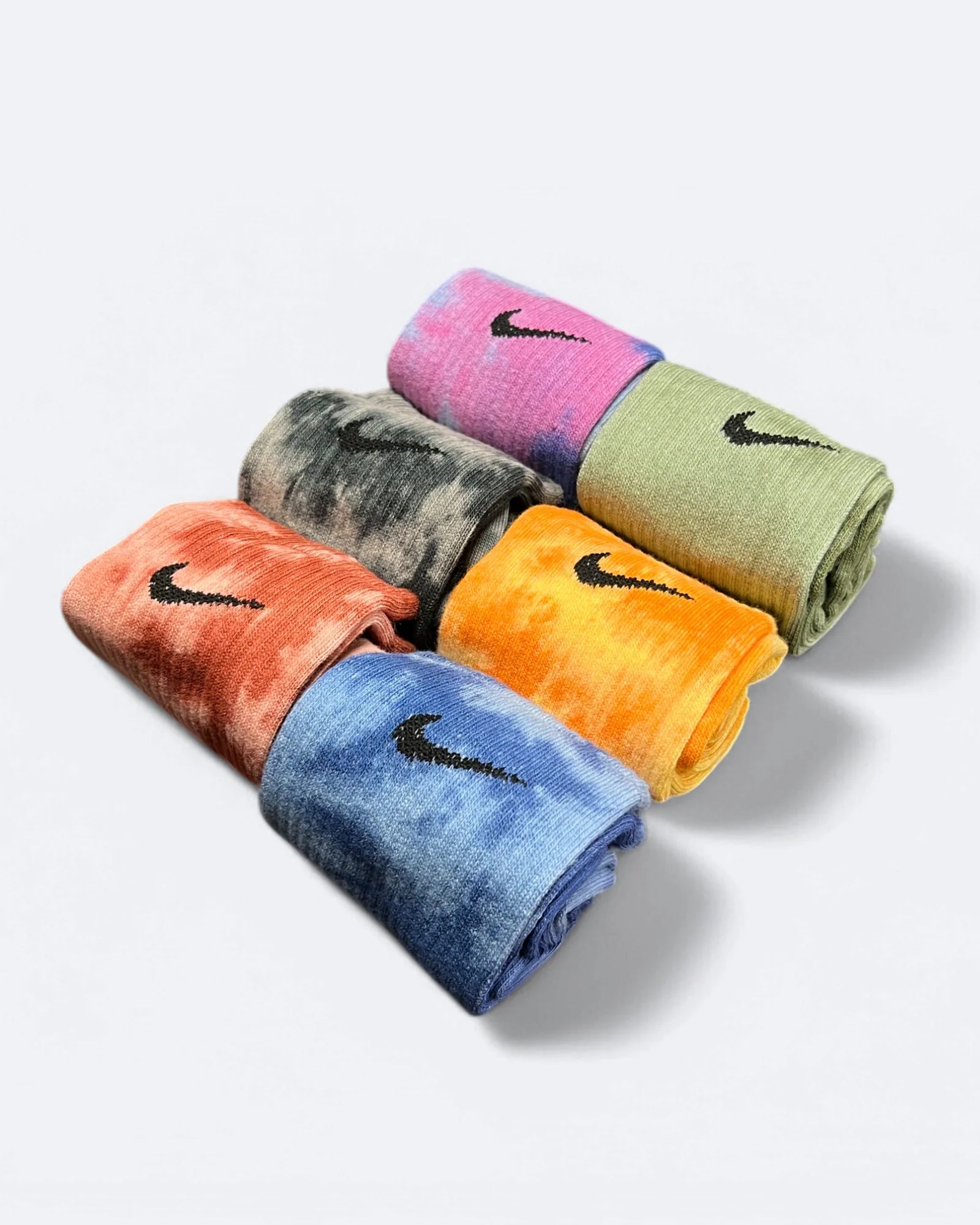 Nike - ponožky Tie Dye - 6 párů
