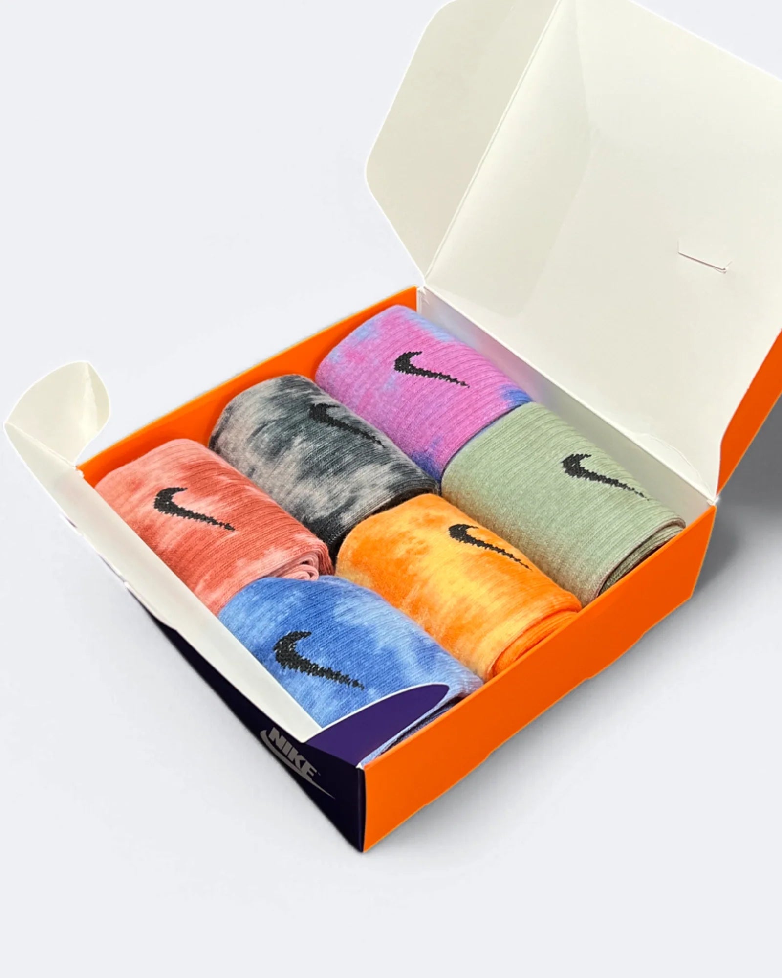 Nike - ponožky Tie Dye - 6 párů