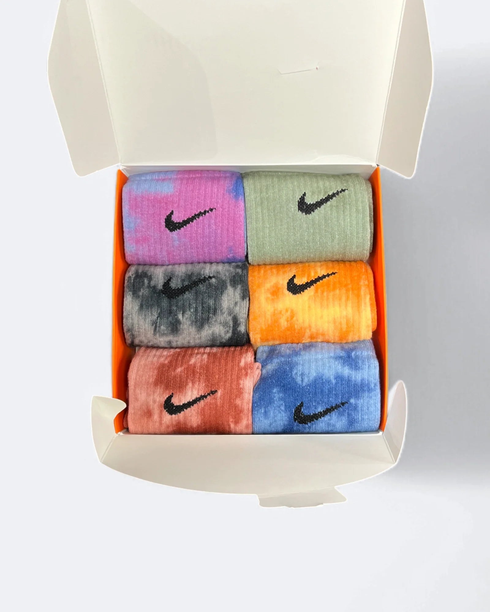 Nike - ponožky Tie Dye - 6 párů