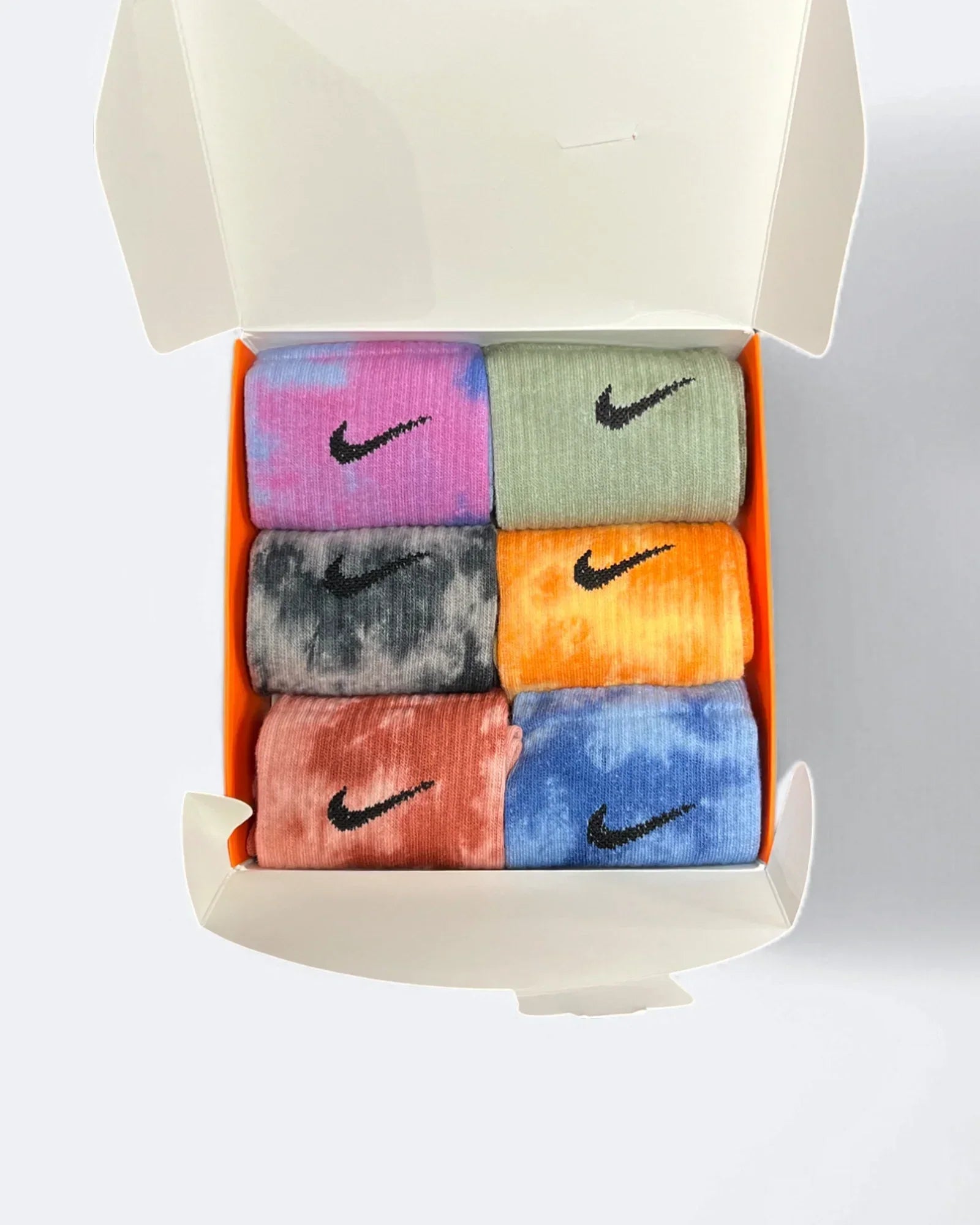 Nike - ponožky Tie Dye - 6 párů
