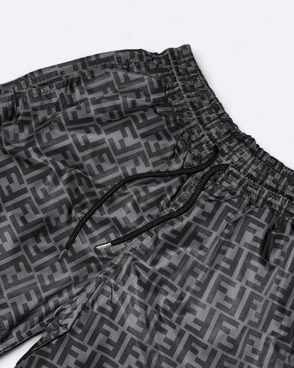 Fendi - Plavkové šortky s monogramem FF - Černá