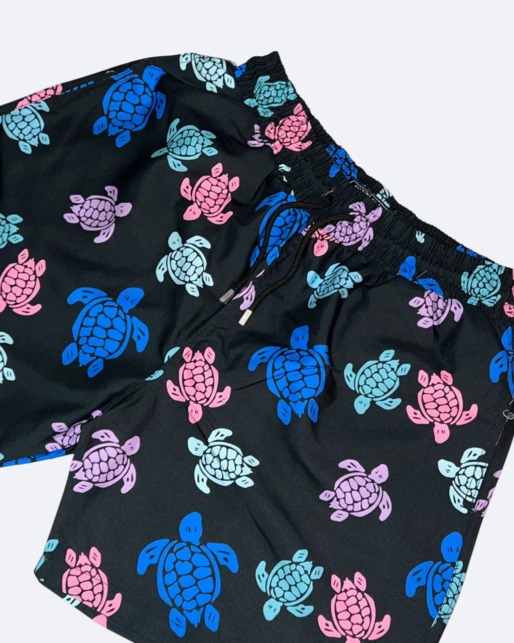 Vilebrequin - Plavkové šortky Color Turtles - černá