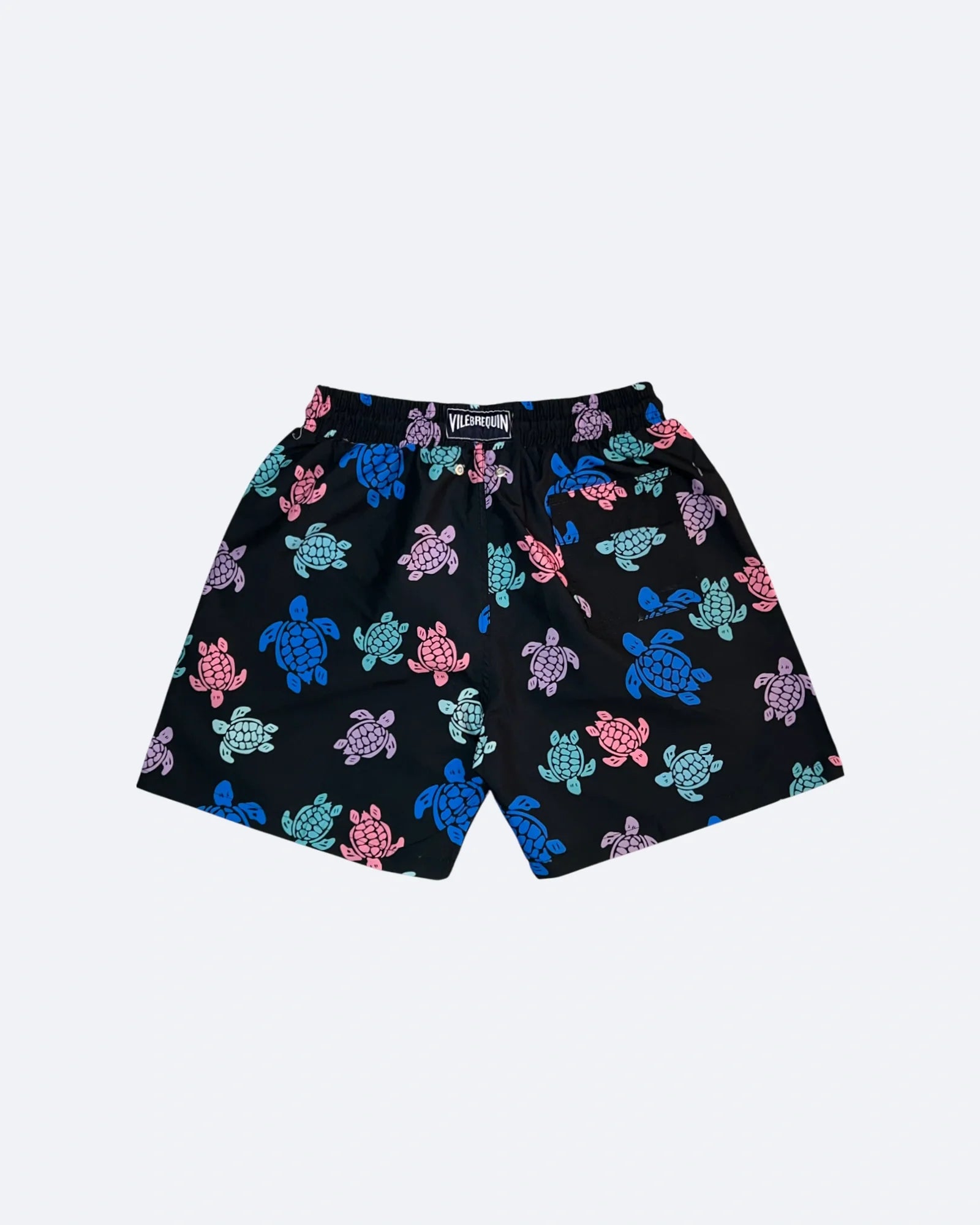 Vilebrequin - Plavkové šortky Color Turtles - černá