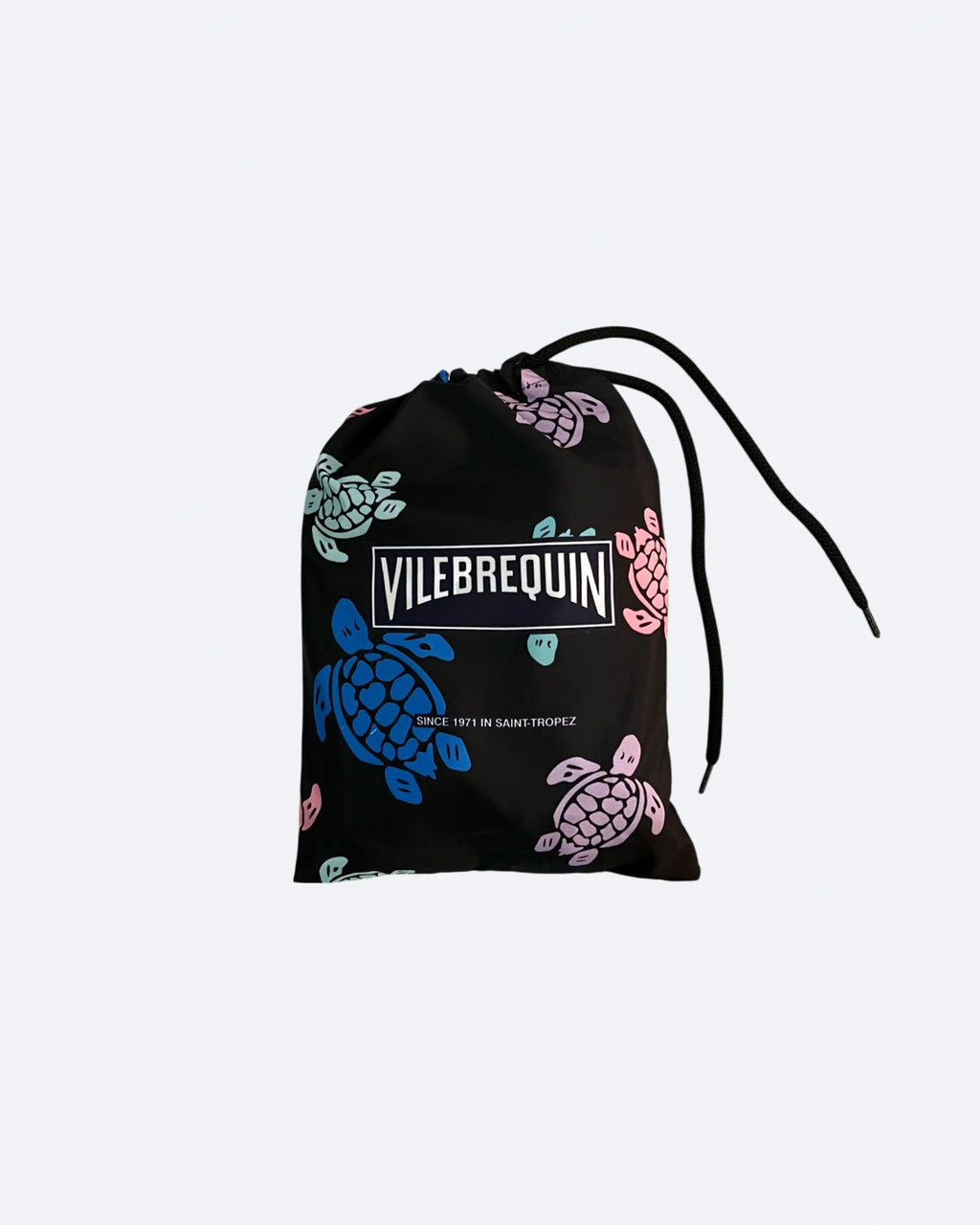 Vilebrequin - Plavkové šortky Color Turtles - černá