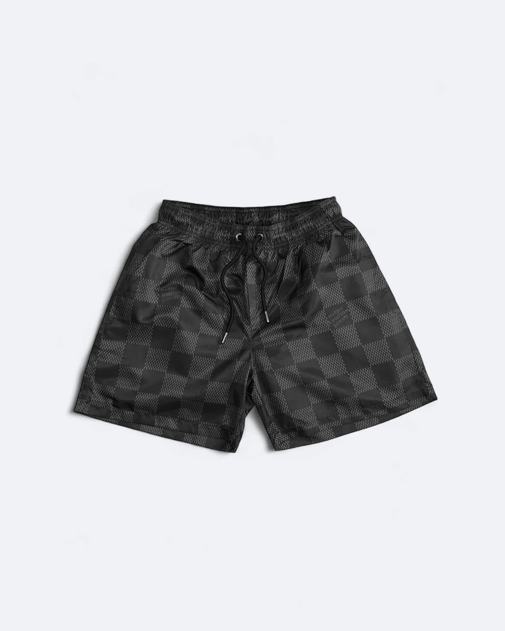 Louis Vuitton - plavkové šortky Marque Damier - černé