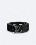 LVTN – LV Black Pattern Belt – stříbrný