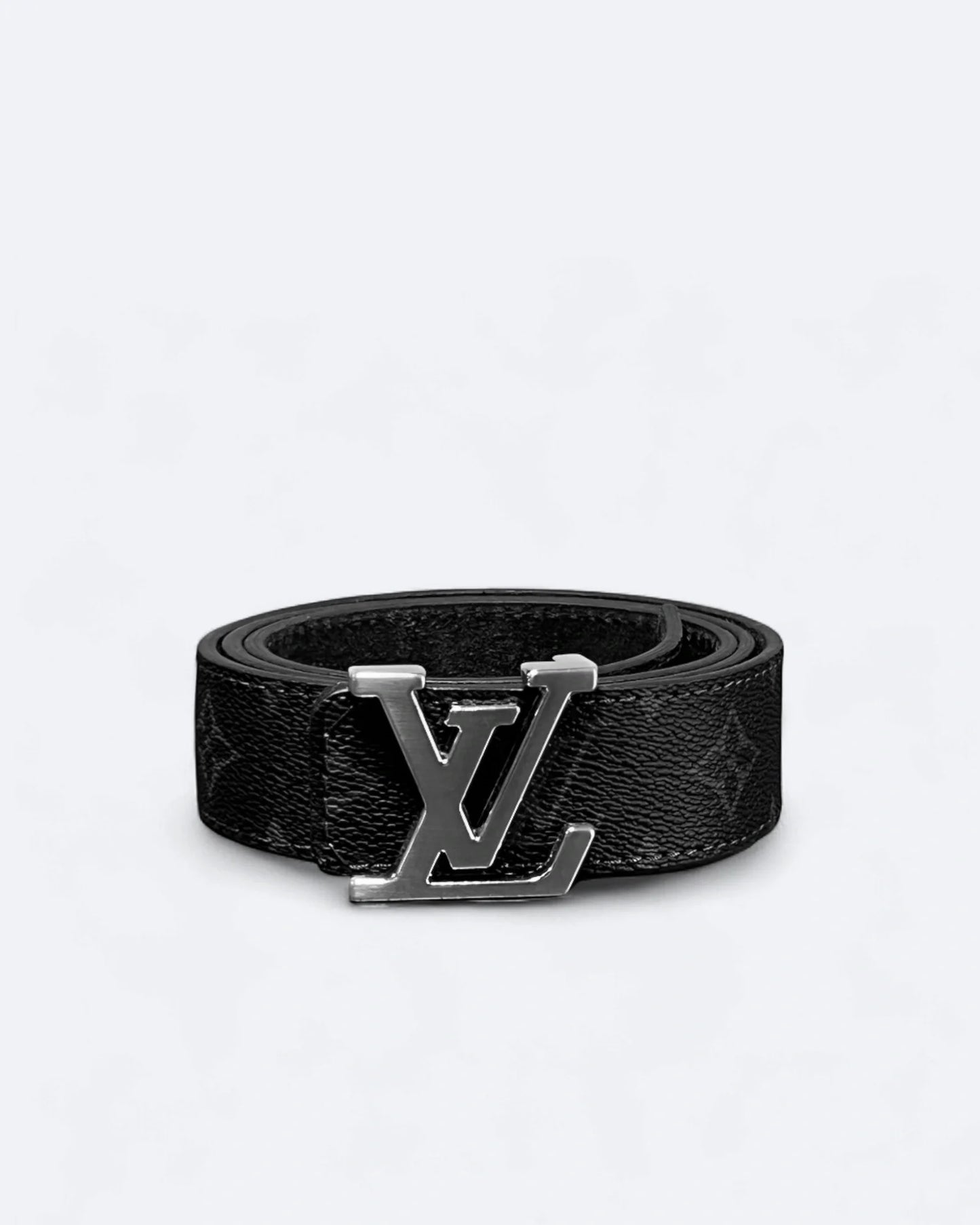 LVTN – LV Black Pattern Belt – stříbrný