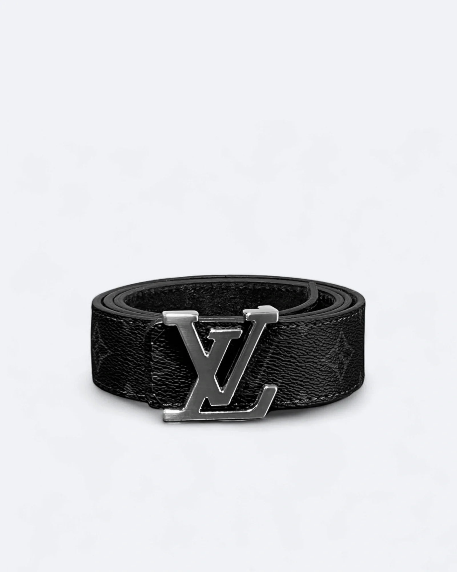 LVTN – LV Black Pattern Belt – stříbrný