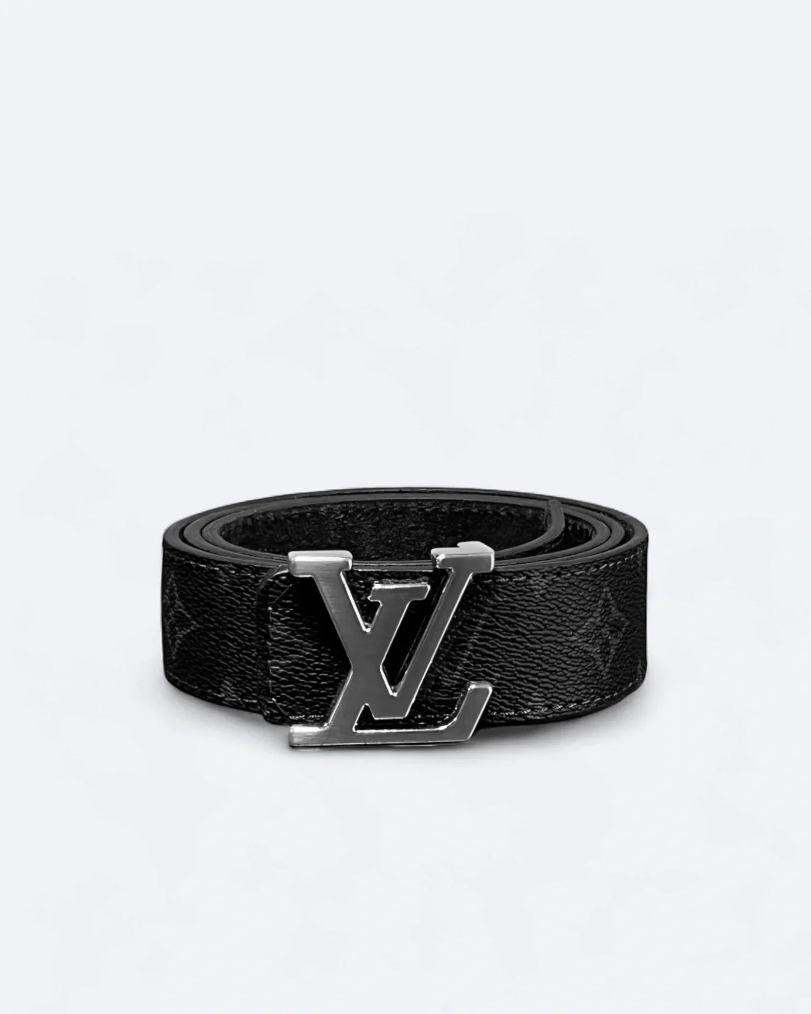 LVTN – LV Black Pattern Belt – stříbrný