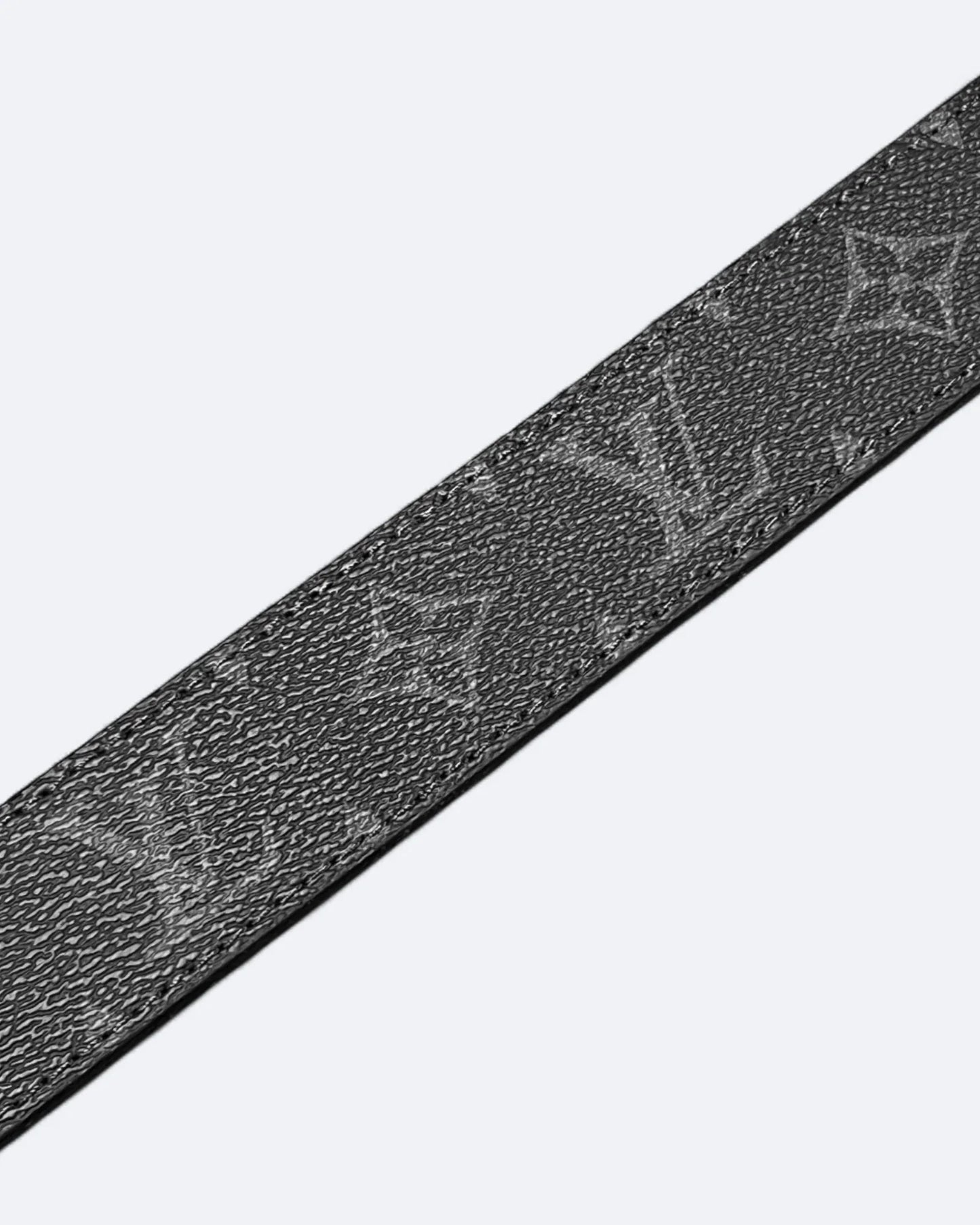 LVTN – LV Black Pattern Belt – stříbrný