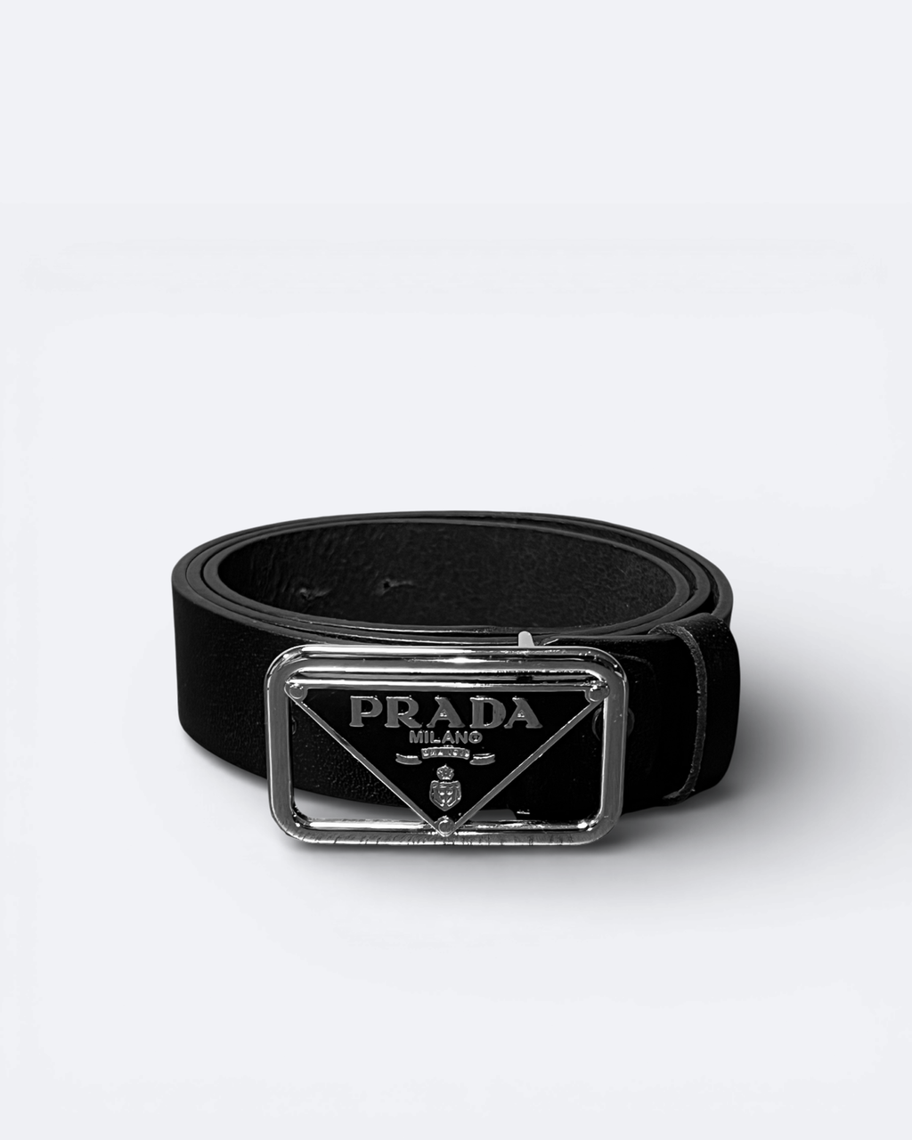 Prada - Opasek s logem - černý