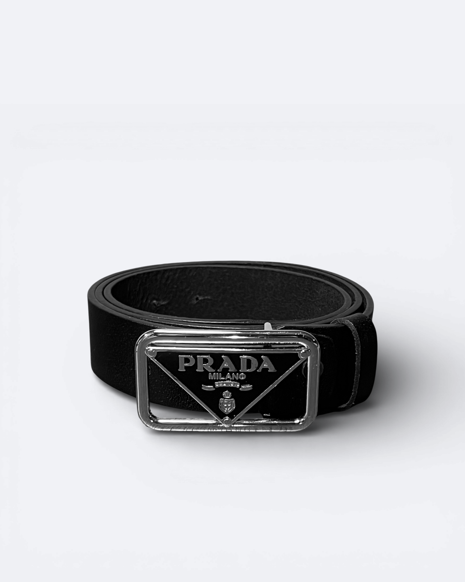 Prada - Opasek s logem - černý