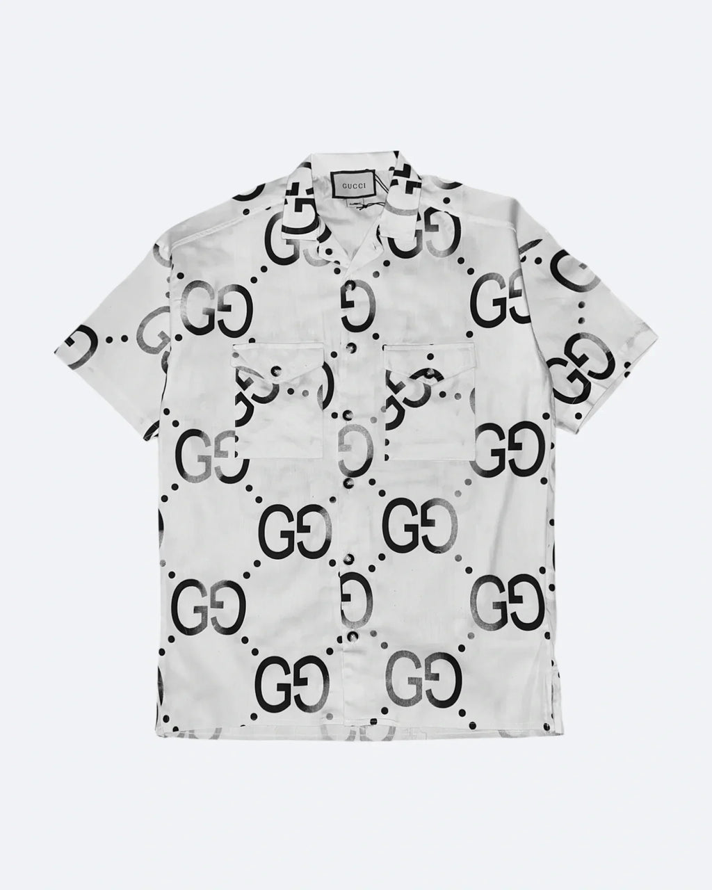 Gucci – Košile s monogramem GG – bílá