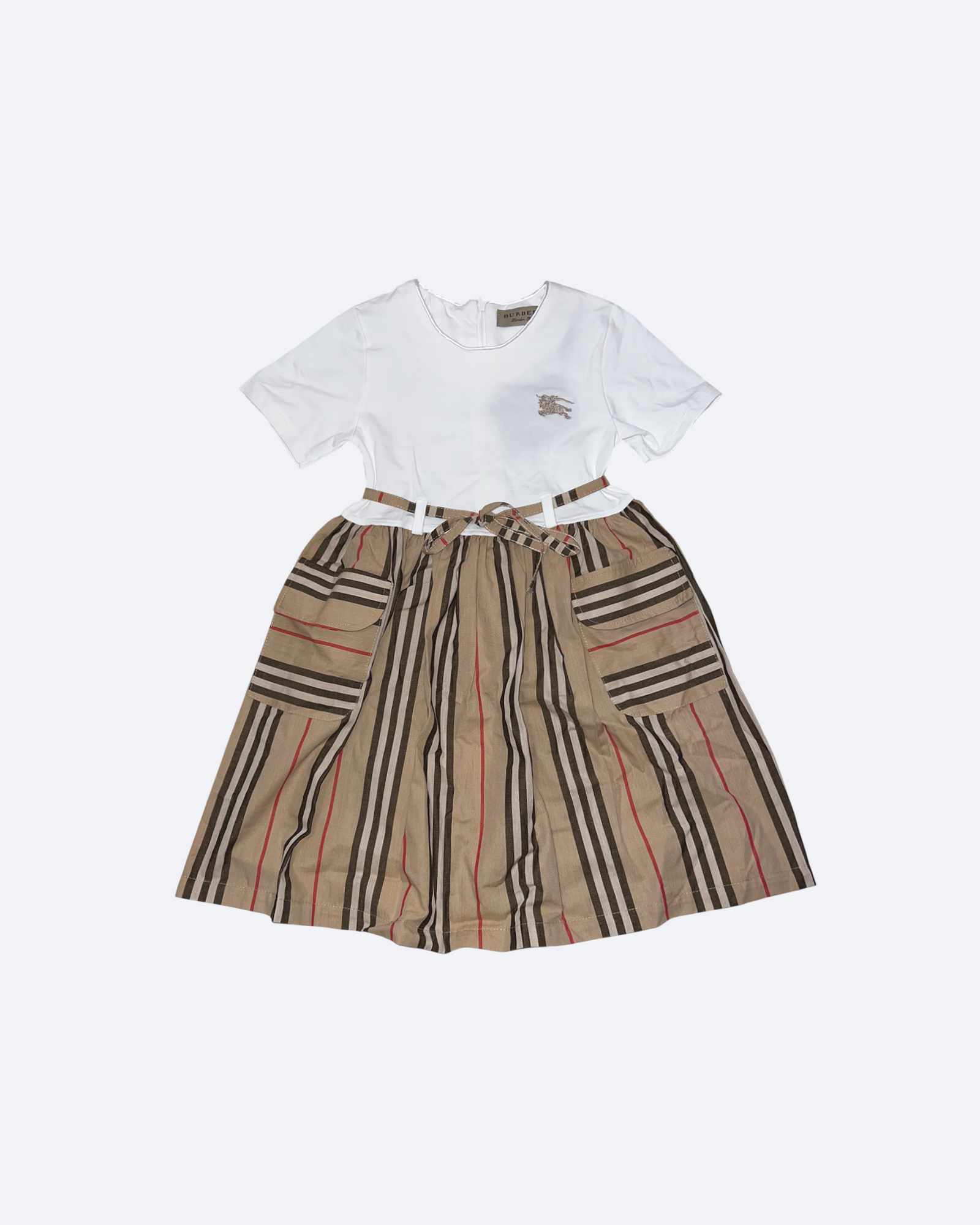 Burberry - Šaty pro dívku - Bílá