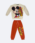 Mickey – souprava pro chlapce – oranžová/krémová