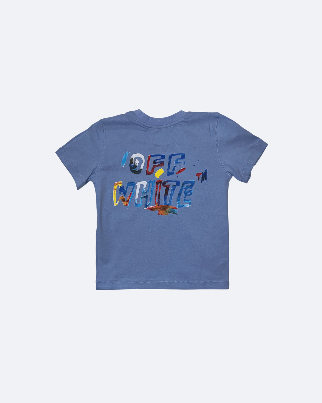 Off-White - Chlapecké tričko s logem Brush