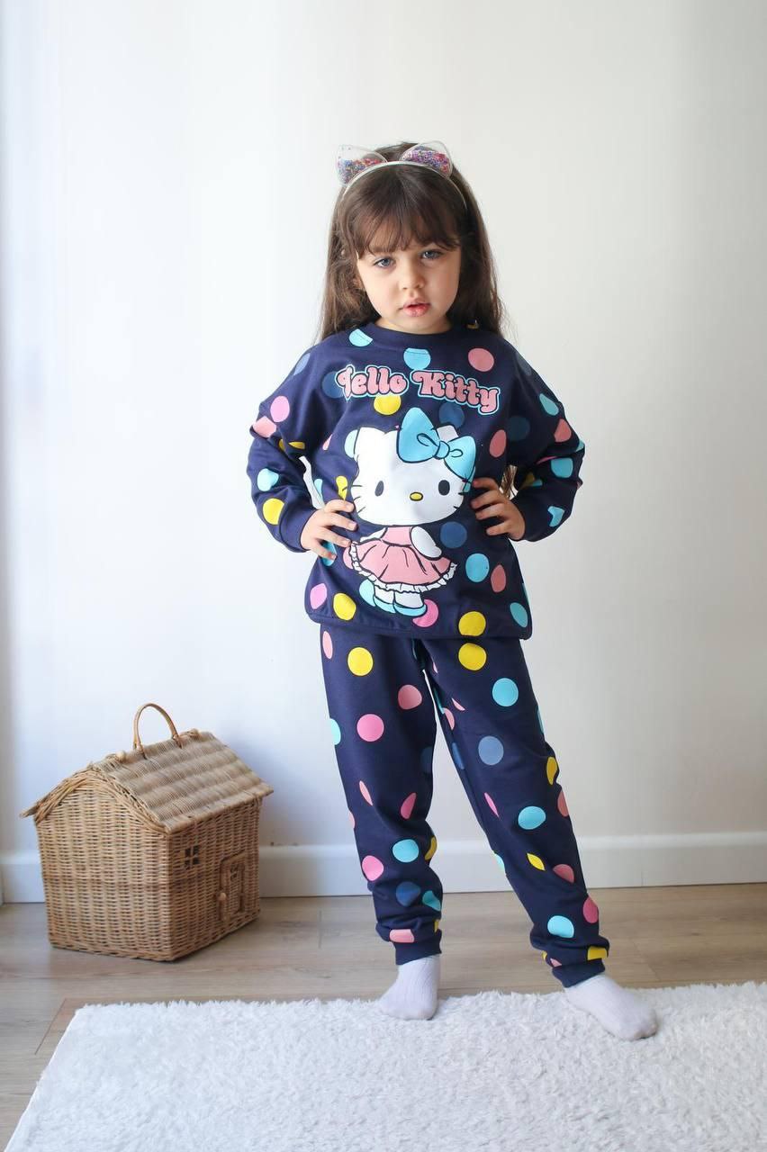 Hello Kitty - Sada pro dívku - Tmavě modrá