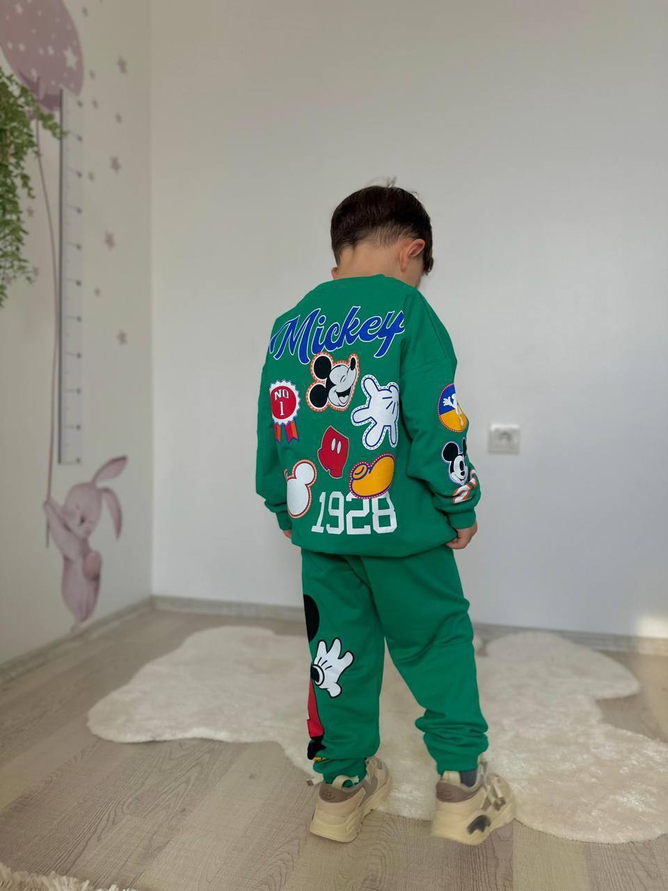 Mickey - souprava pro chlapce - zelená